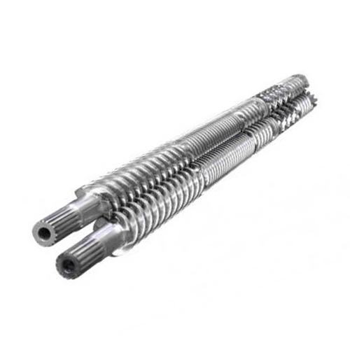 What role does the feed system play in the performance of a parallel twin screw barrel?